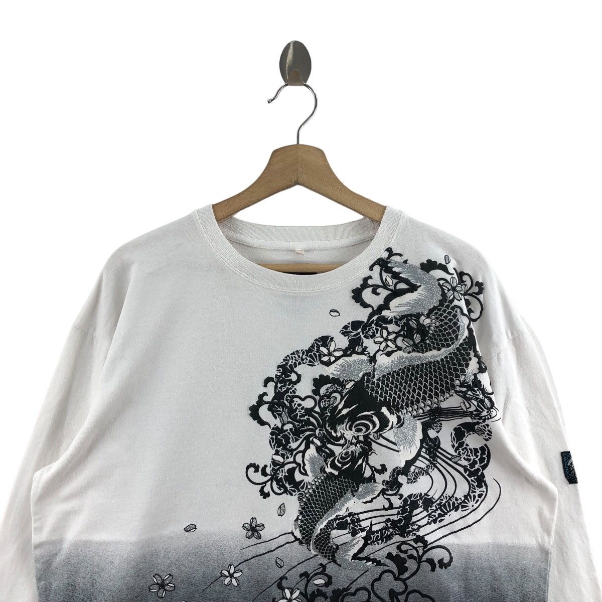 Japanese Brand Pick!! Vtg SUKAJAN CURE ALL Embroidery Long Sleeve Tshirt Size US XXL / EU 58 / 5 - 3 Thumbnail