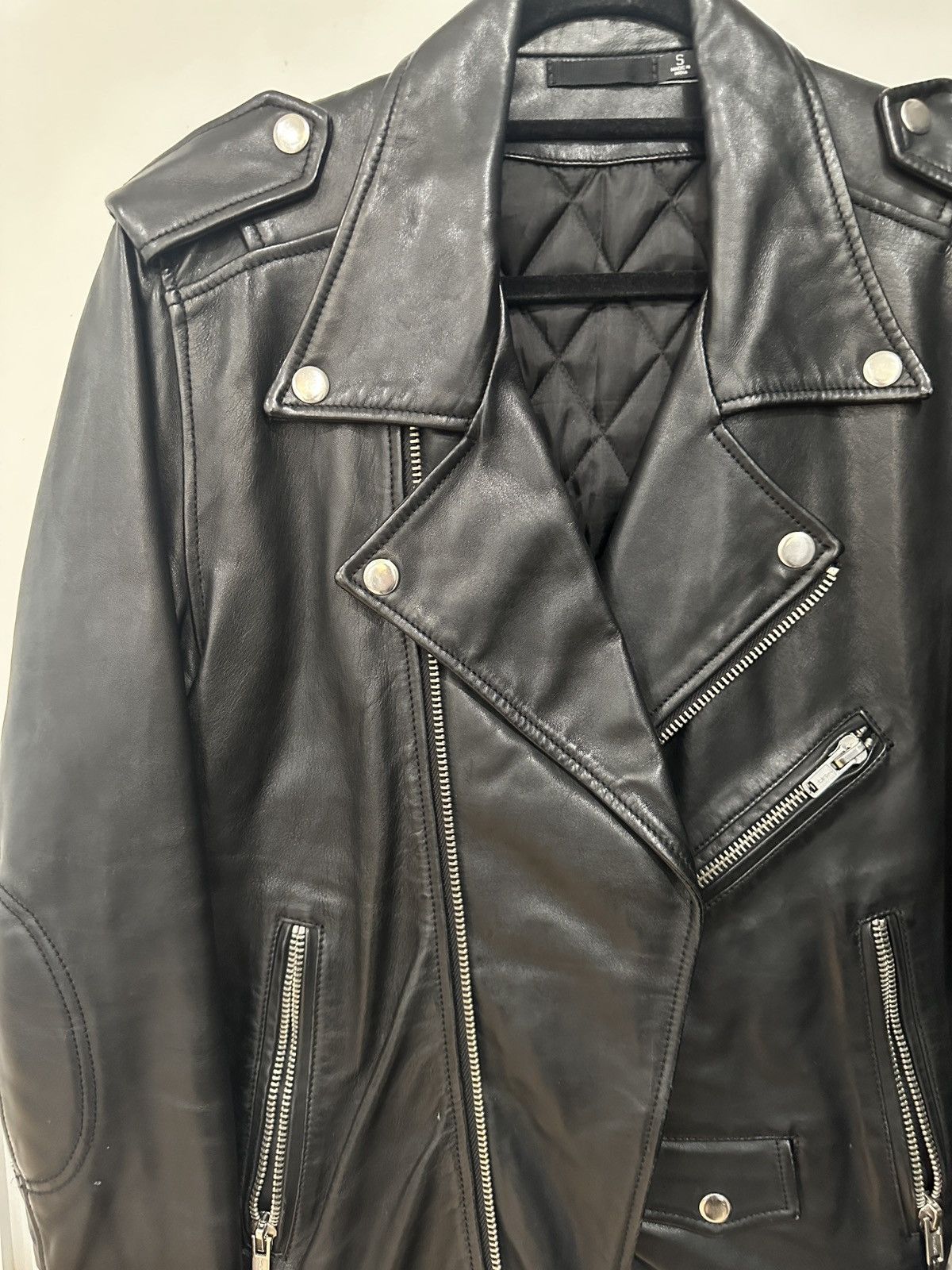 Blk Dnm BLK DNM Leather Moto Jacket Size US S / EU 44-46 / 1 - 2 Thumbnail