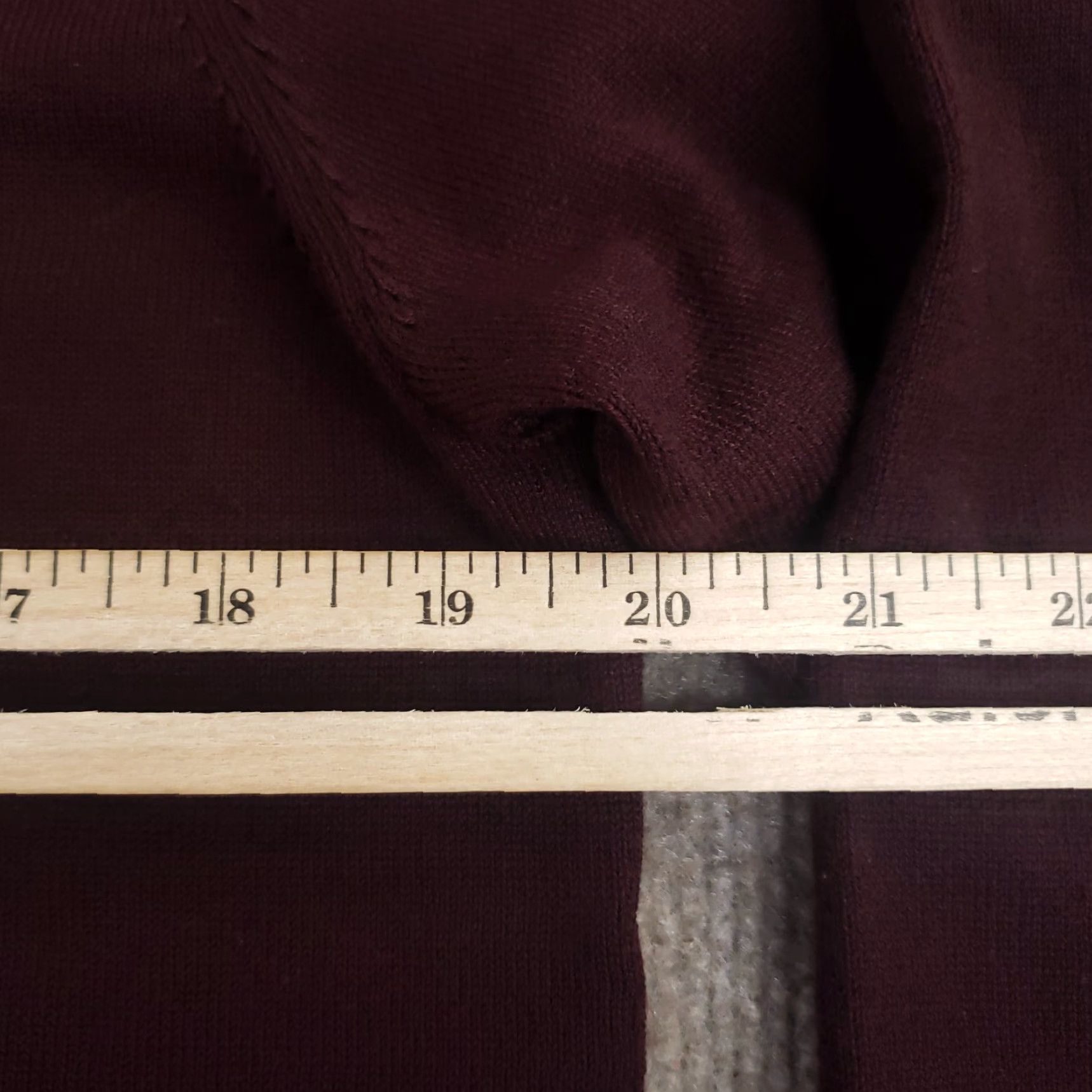 Haggar Haggar Mens V Neck Sweater Small Maroon Red Pullover Long Sleeve Size US S / EU 44-46 / 1 - 3 Thumbnail