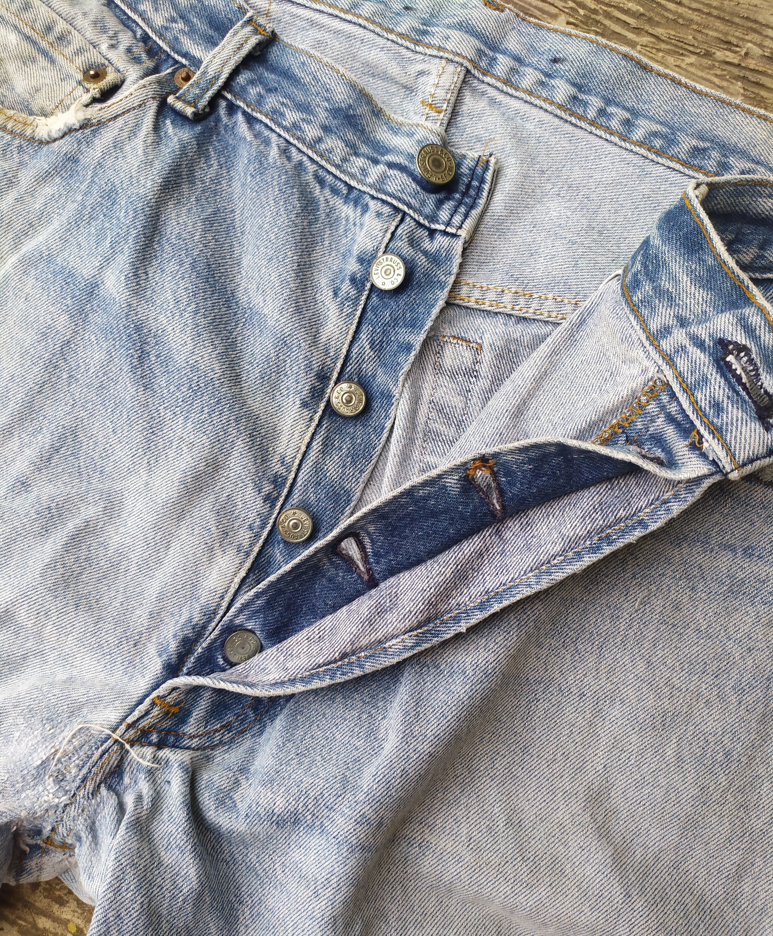LVC × Levi's × Levi's Vintage Clothing Levi's 501 Vintage Denim Short Size US 36 / EU 52 - 5 Thumbnail