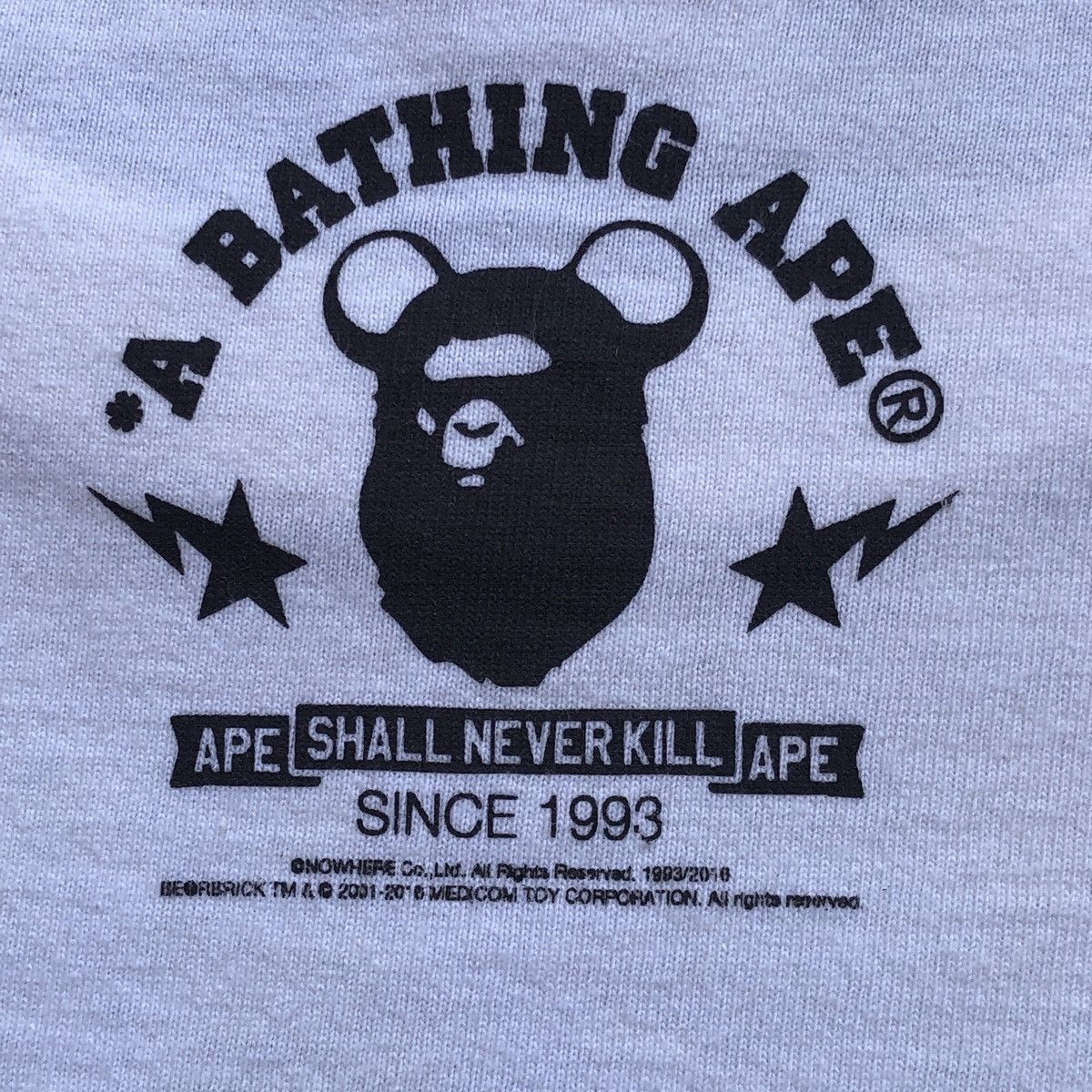 Bape A Bathing Ape Big Head X Bearbrick Tshirts Size US M / EU 48-50 / 2 - 5 Thumbnail