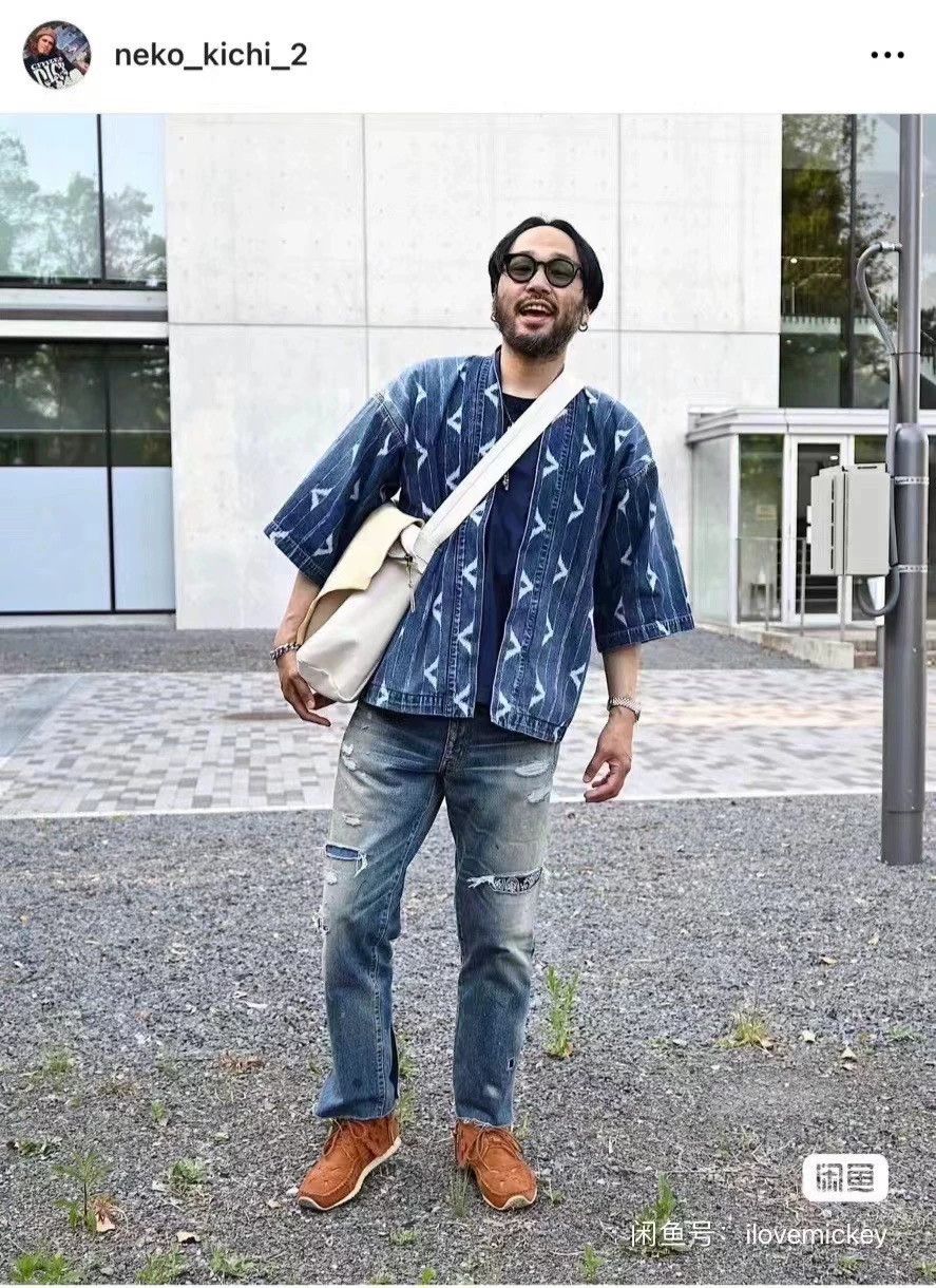 Visvim VISVIM ICT HAPPI WABASH DMGD Denim Discharge Washed 22SS 2 Size US M / EU 48-50 / 2 - 6 Thumbnail
