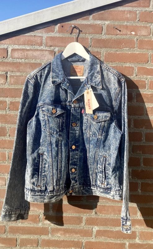 Patta Levi's Denim trucker jacket Tie dye washed Large new Size US L / EU 52-54 / 3 - 1 Thumbnail