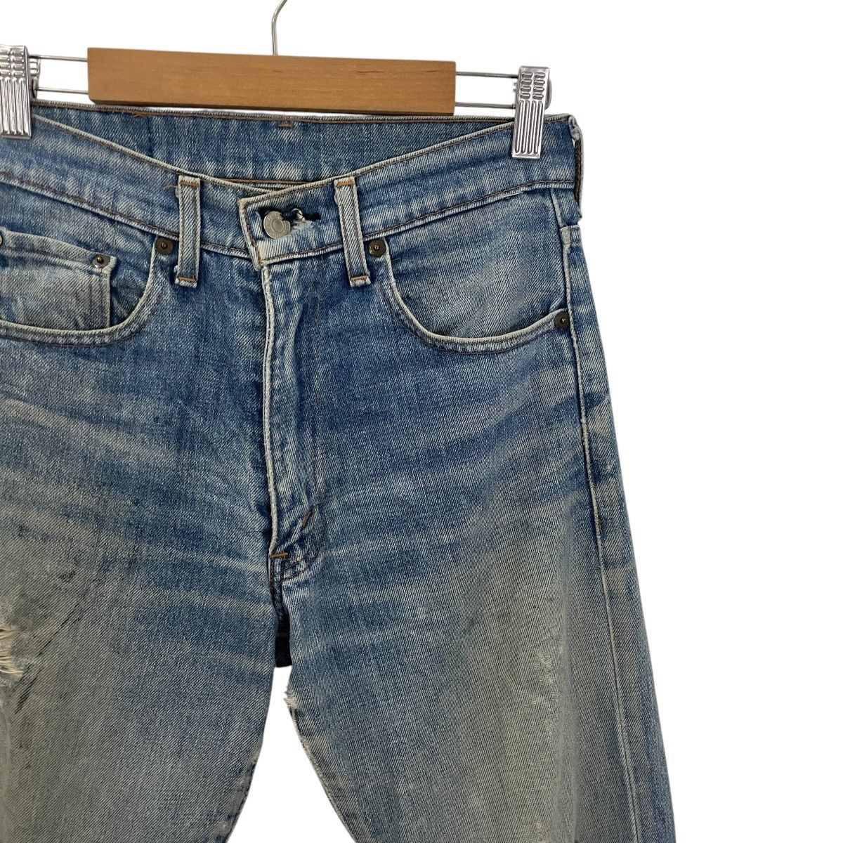 Japanese Brand Vintage Levis Lot 504-0217 Japan Distressed Denim Size US 26 / EU 42 - 2 Thumbnail