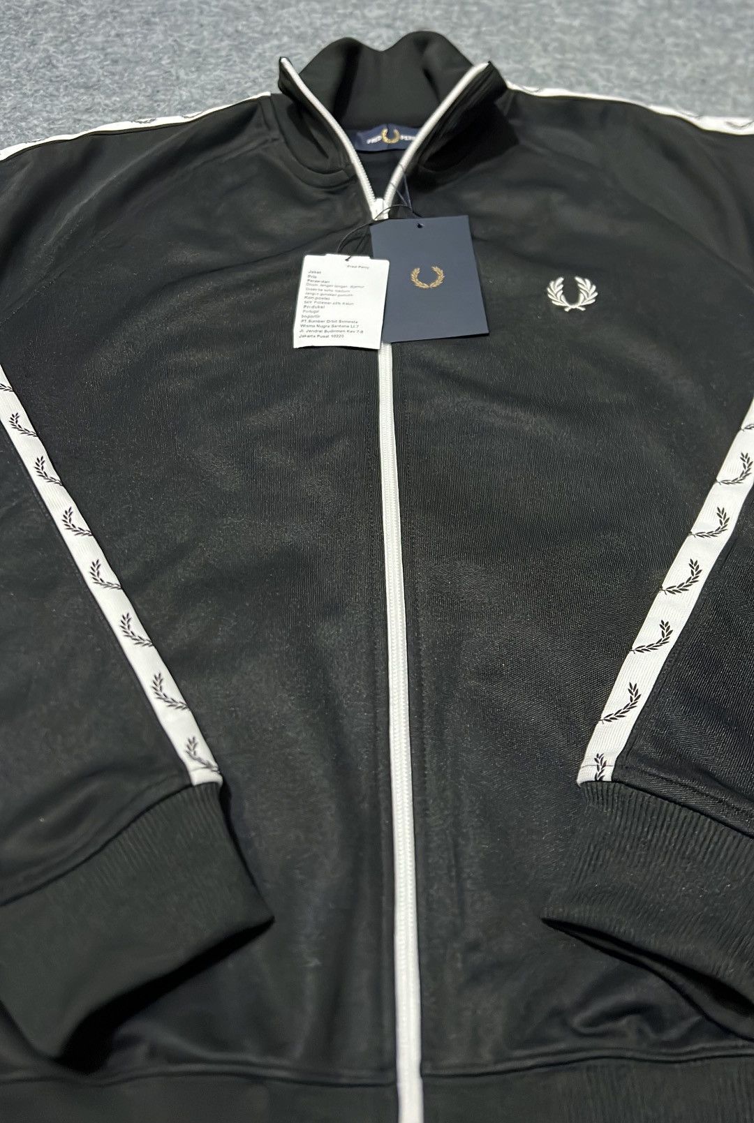 Fred Perry Fred Perry Taped Track Jaket Size US M / EU 48-50 / 2 - 2 Thumbnail