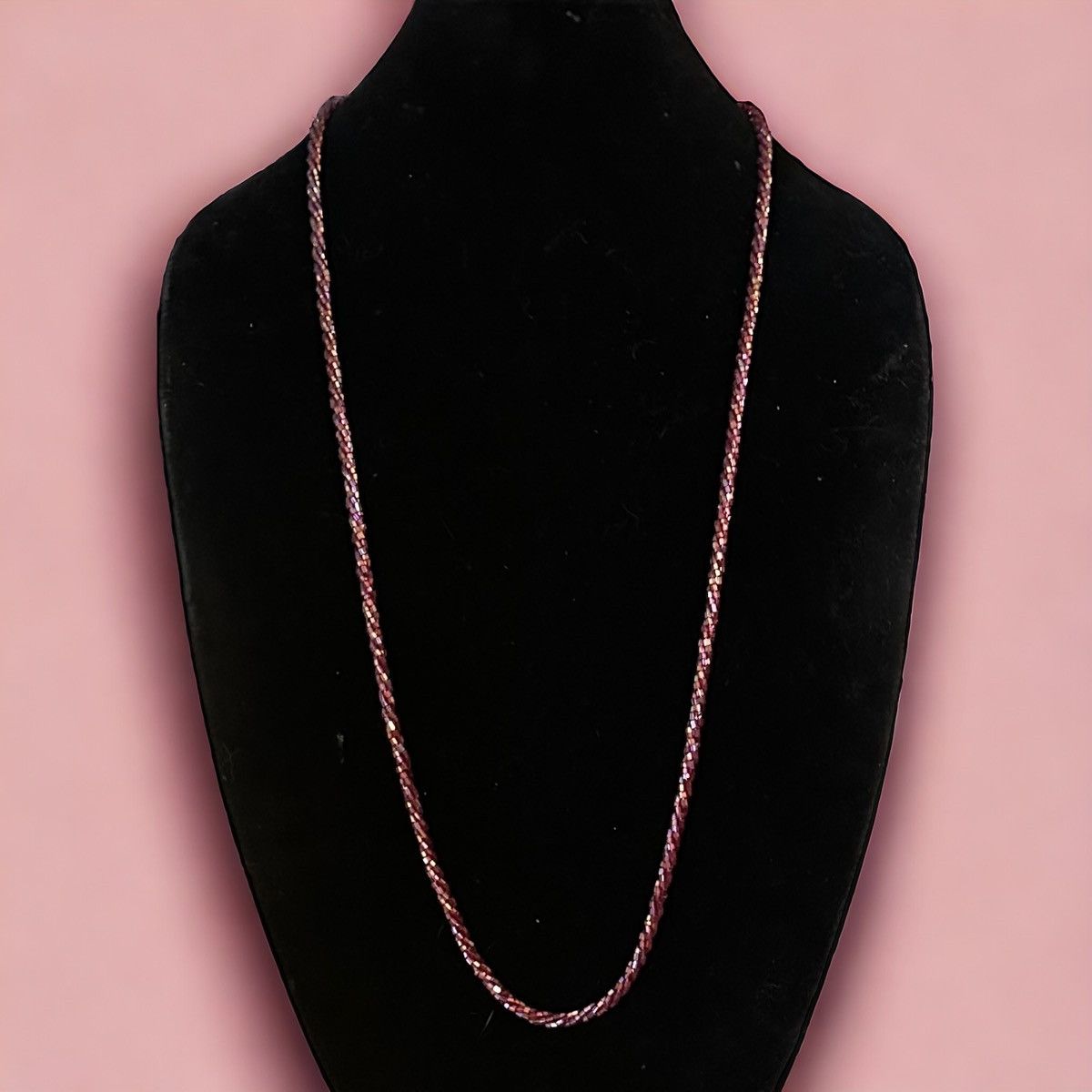 Other Nolan Miller iridescent purple glass twisted bead necklace Size ONE SIZE - 2 Thumbnail