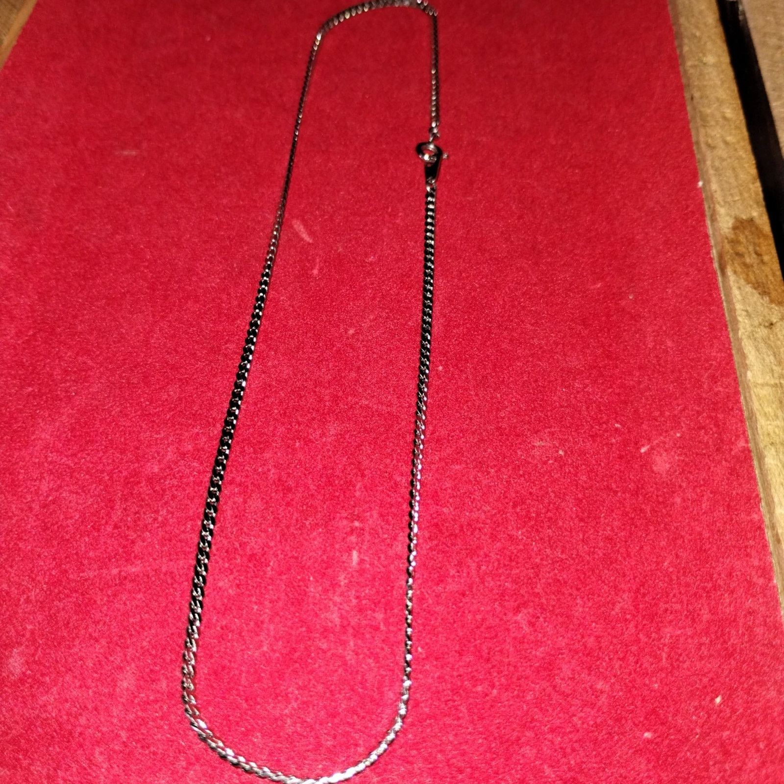 Vintage Gorgeous vintage silver chain shiny necklace Size ONE SIZE - 2 Thumbnail