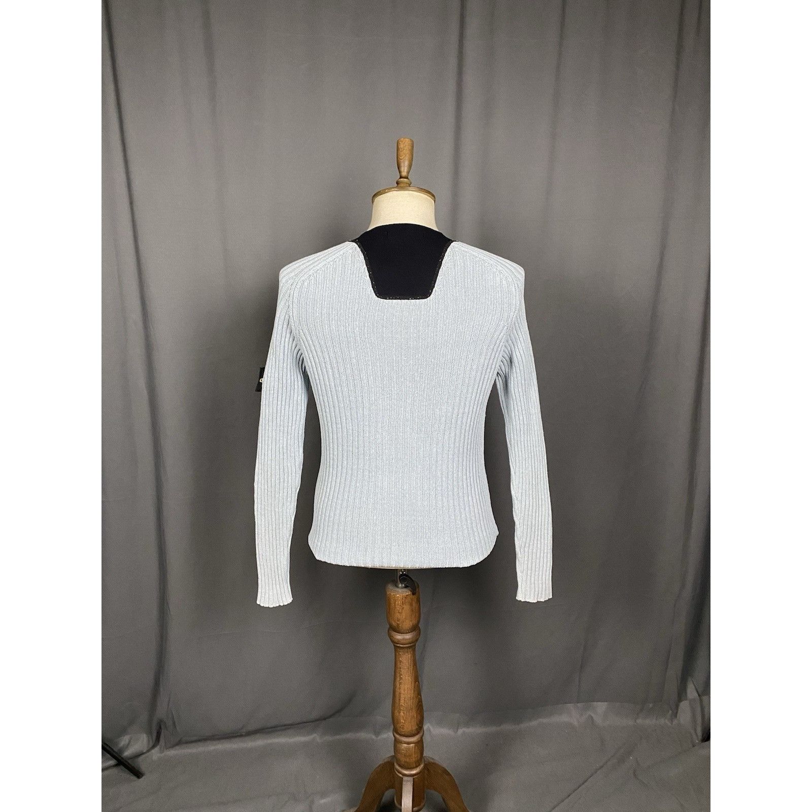 Stone Island Stone Island Vintage Men's Blue Crewneck Knitted Sweater Siz Size US S / EU 44-46 / 1 - 9 Thumbnail
