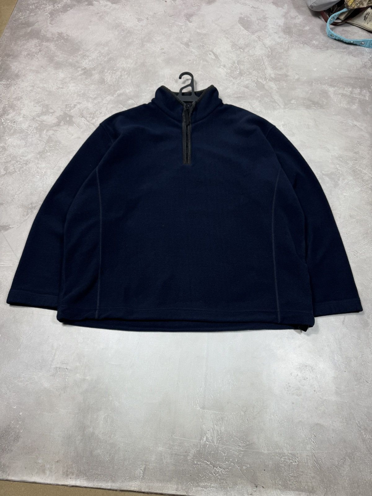 Ermenegildo Zegna Vintage Ermenegilgo Zegna Dark Blue Fleece Size US XXL / EU 58 / 5 - 2 Thumbnail