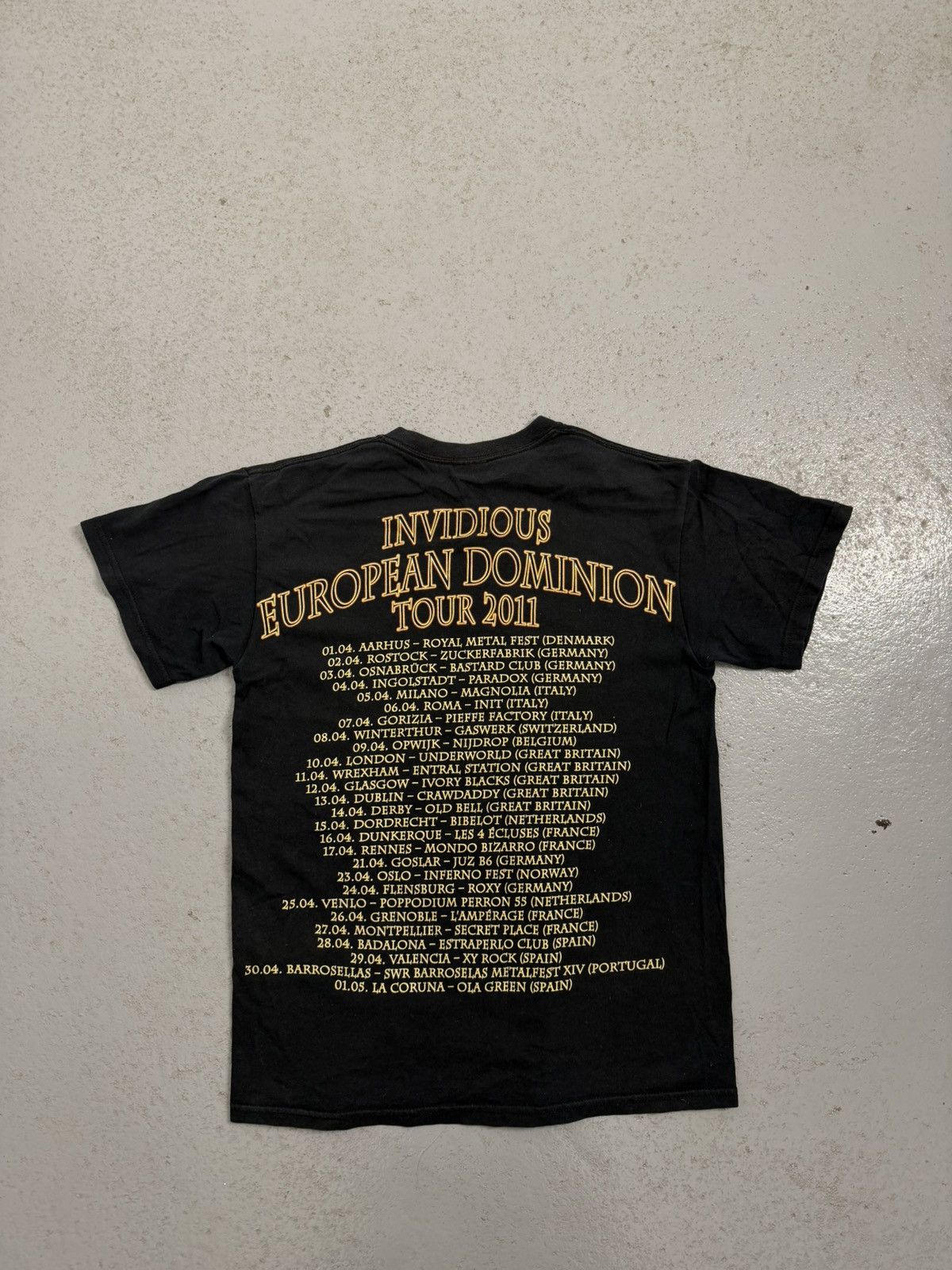 Band Tees Malevolent Creation 2011 Tour Rock T-Shirt Size US S / EU 44-46 / 1 - 2 Thumbnail