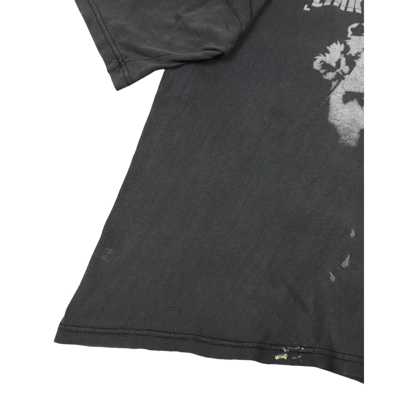 Band Tees × Vintage 💎 90's Linkin Park Sun Faded Thrashed Gray Cropped T-shirt Size US XL / EU 56 / 4 - 6 Thumbnail