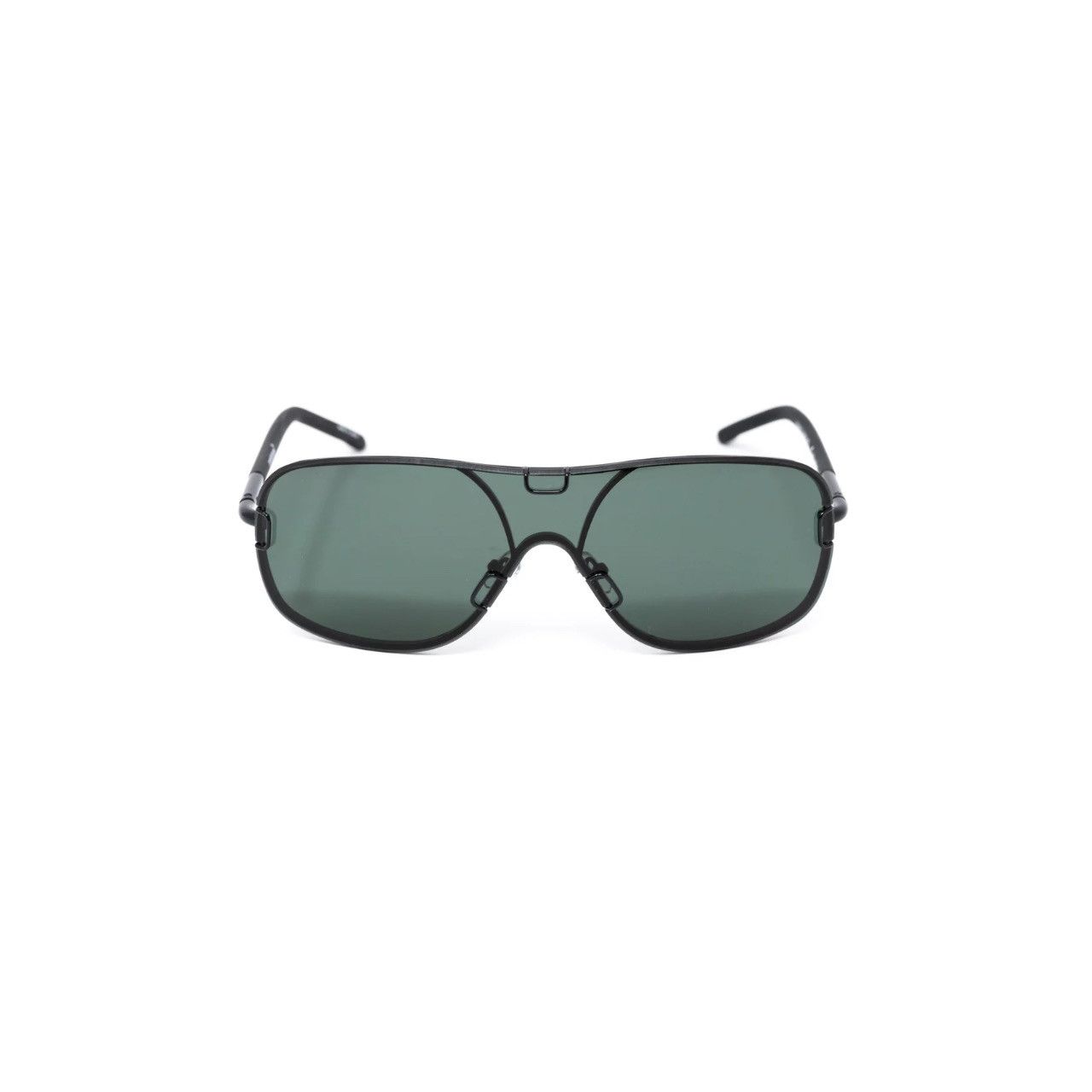 Yohji Yamamoto Yohji Yamamoto Sunglasses Black and Grey Size ONE SIZE - 1 Thumbnail