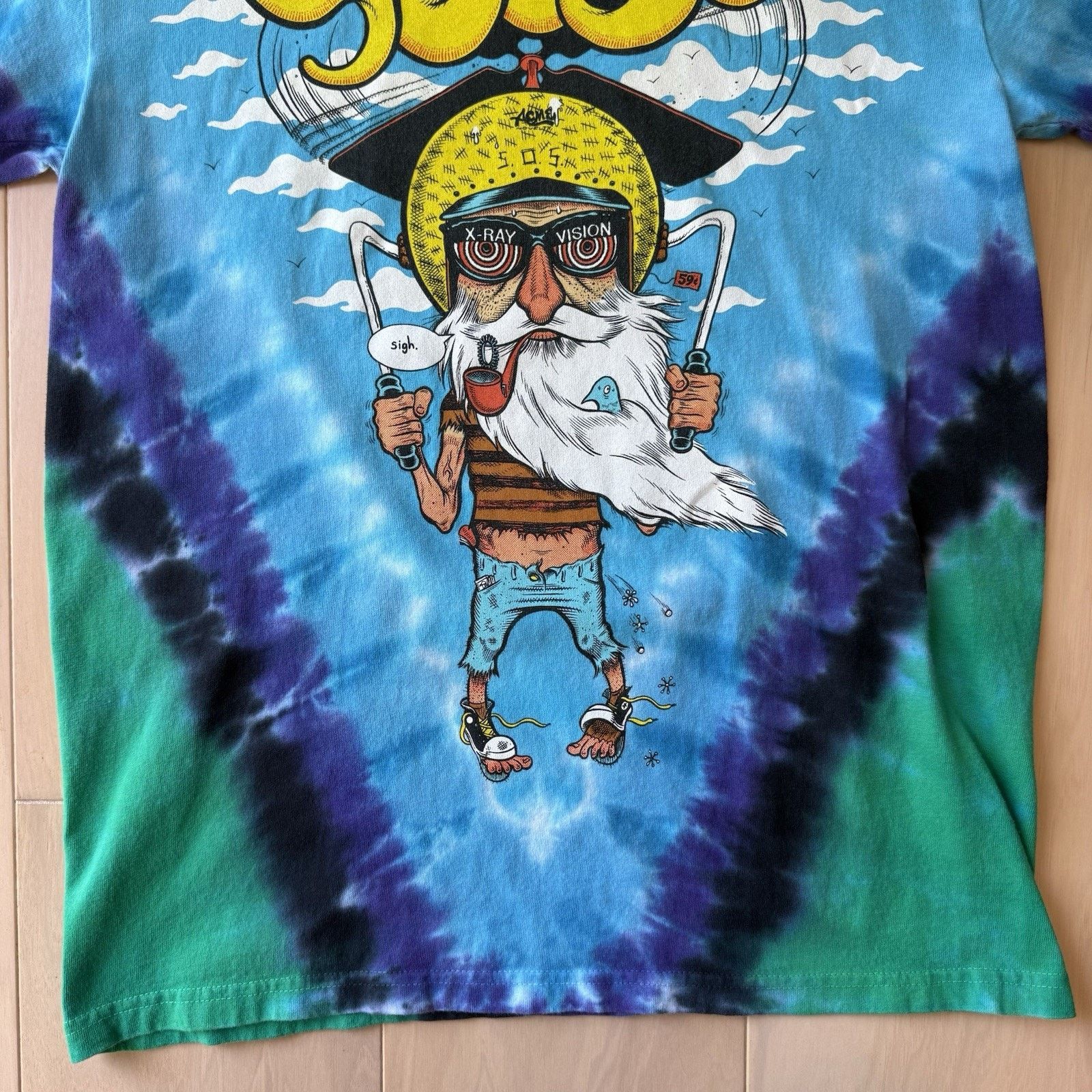 Liquid Blue Goose Summer Tour Shirt Medium Multicolor Tie Dye Rock Band Size US M / EU 48-50 / 2 - 4 Thumbnail