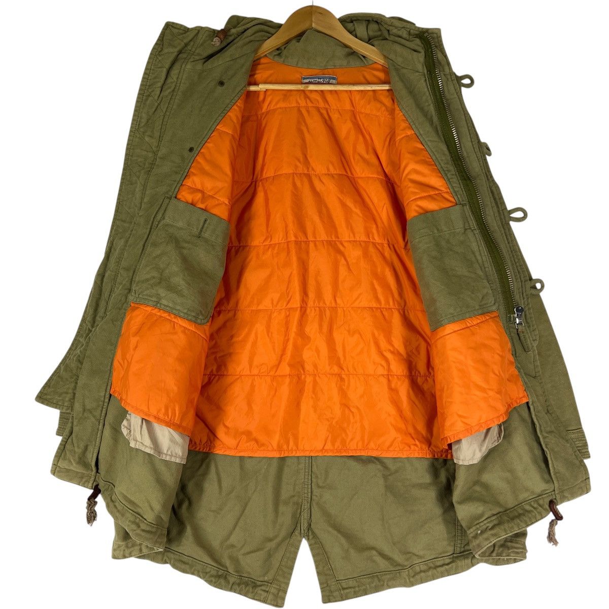 45rpm 🔥 UMI 908 45rpm MOLESKIN HOODED PARKA MADE IN JAPAN Size US L / EU 52-54 / 3 - 12 Thumbnail
