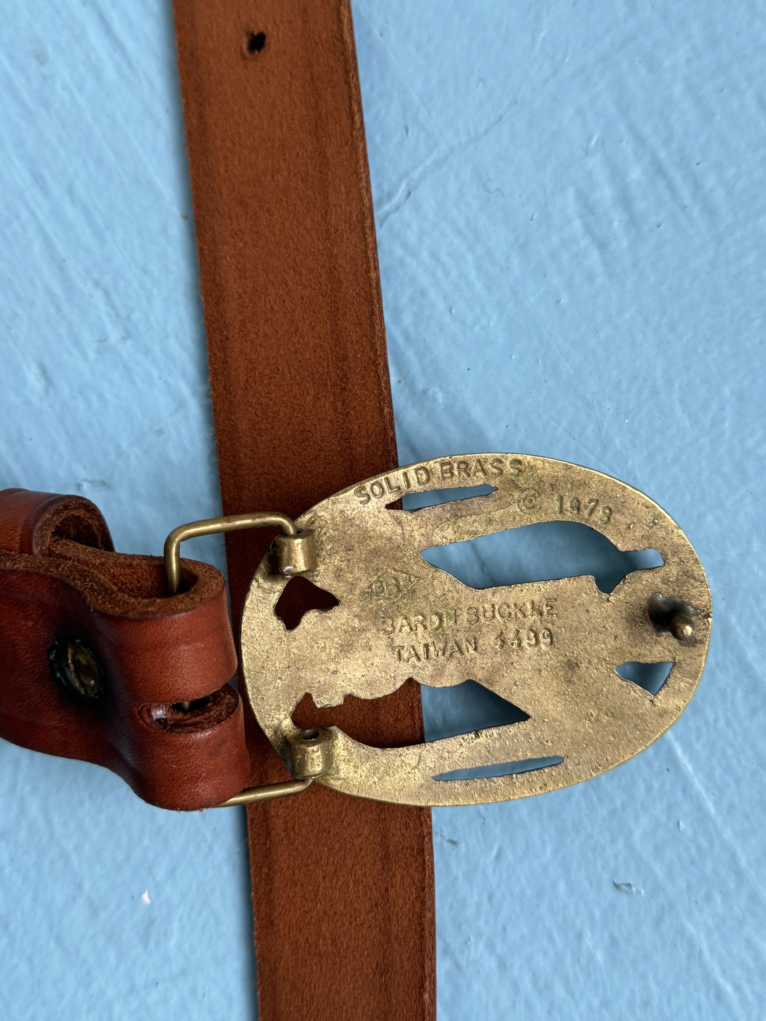 Vintage 1970s Nissan Datsun Z Belt Size 40 - 5 Thumbnail