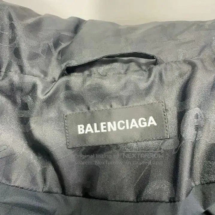 Balenciaga Balenciaga Black Logo Embroidered Puffer Jacket. Size US L / EU 52-54 / 3 - 4 Thumbnail