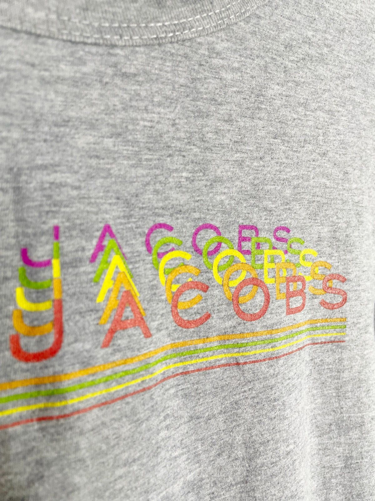 Designer × Marc Jacobs Marc Jacobs Women T-Shirt Big MultiLogo Gray Color Size S Size S / US 4 / IT 40 - 4 Thumbnail