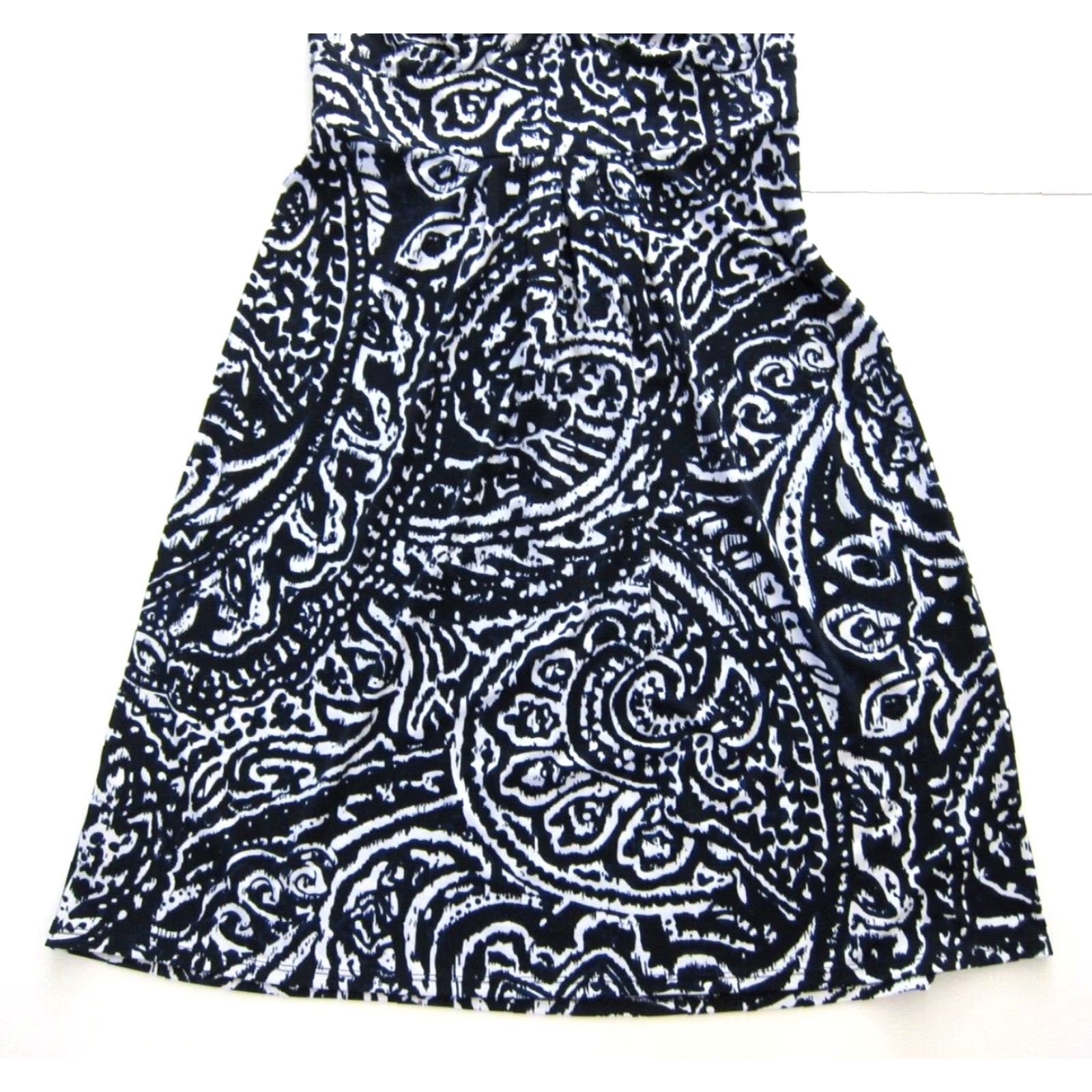 Loft Ann Taylor Loft Blue White Floral Sleeveless Empire Sheath Shift Tank Dress 0 Size XS / US 0-2 / IT 36-38 - 8 Thumbnail