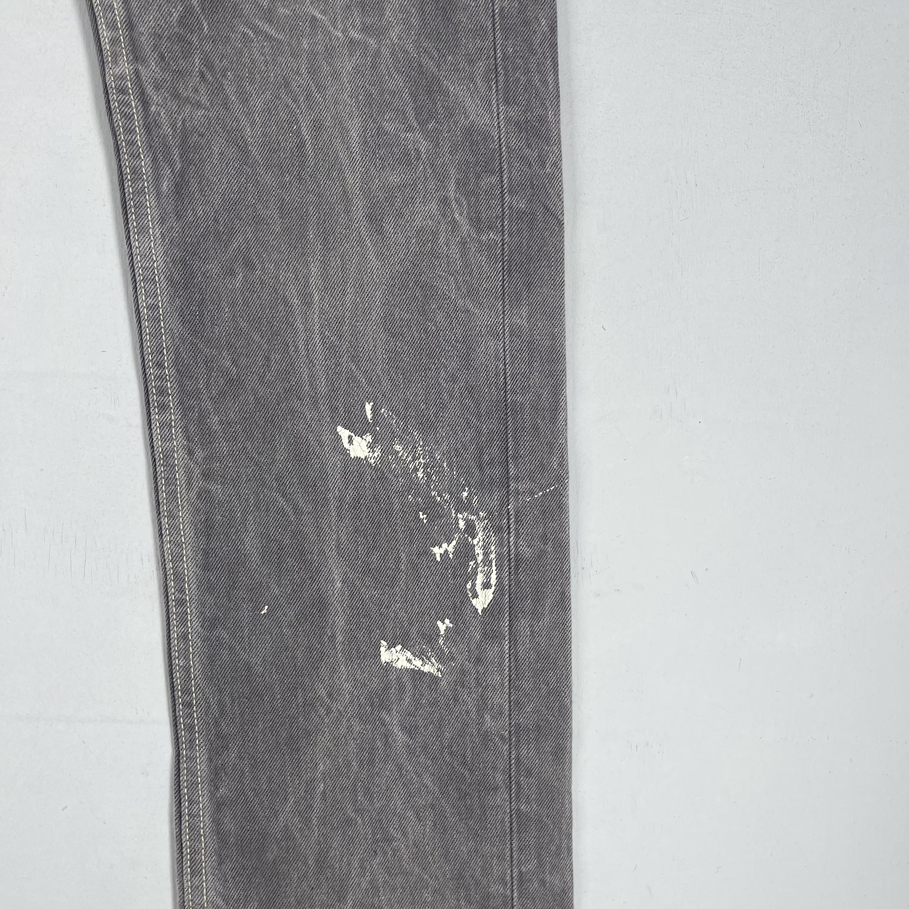 Levi's × Vintage Size 32 Levis 511 Paint Splatter Distressed Slim Fit Jeans Size US 32 / EU 48 - 5 Thumbnail