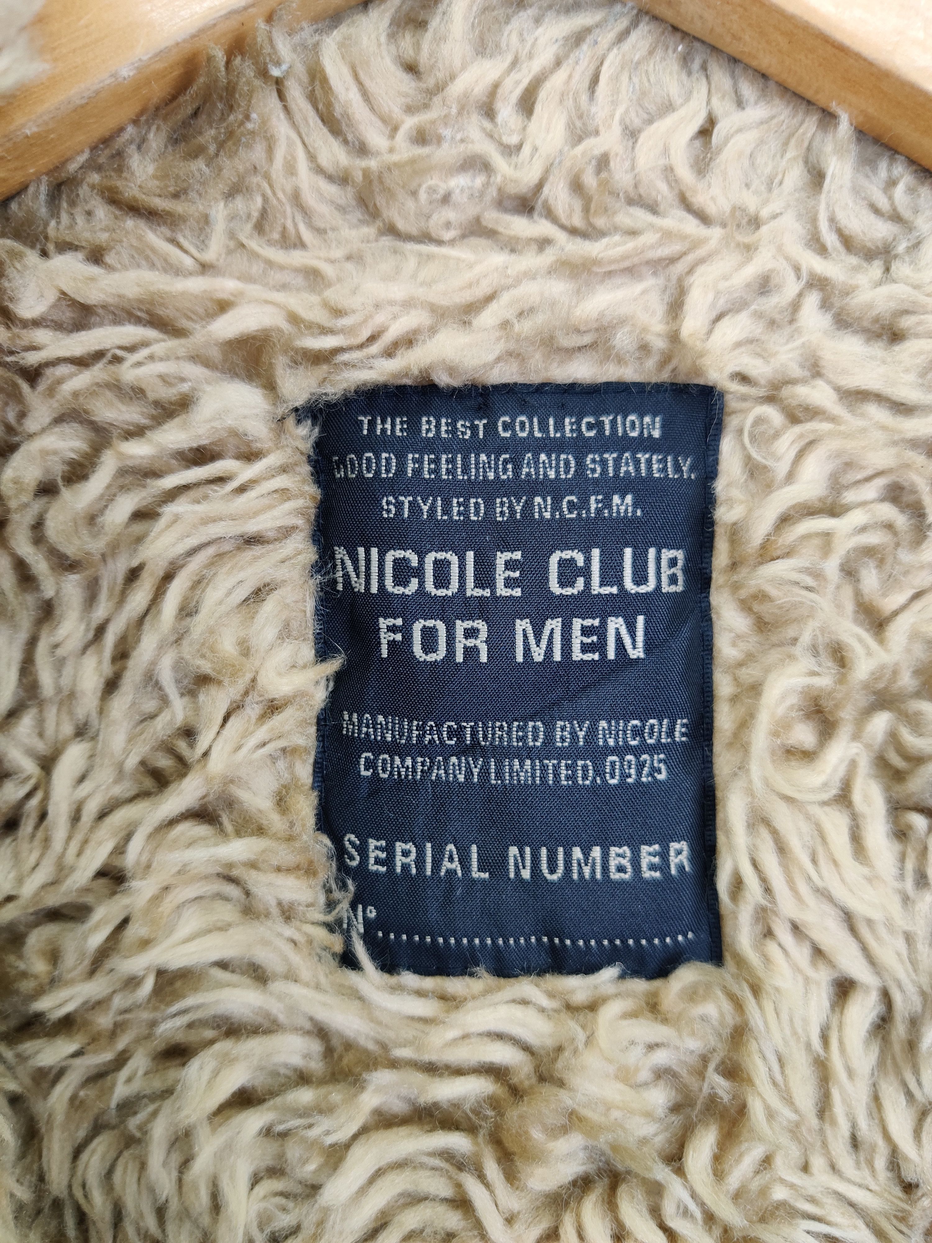 Nicole Club Vintage Nicole Club For Men Shearling Studded Jacket Size US M / EU 48-50 / 2 - 15 Thumbnail