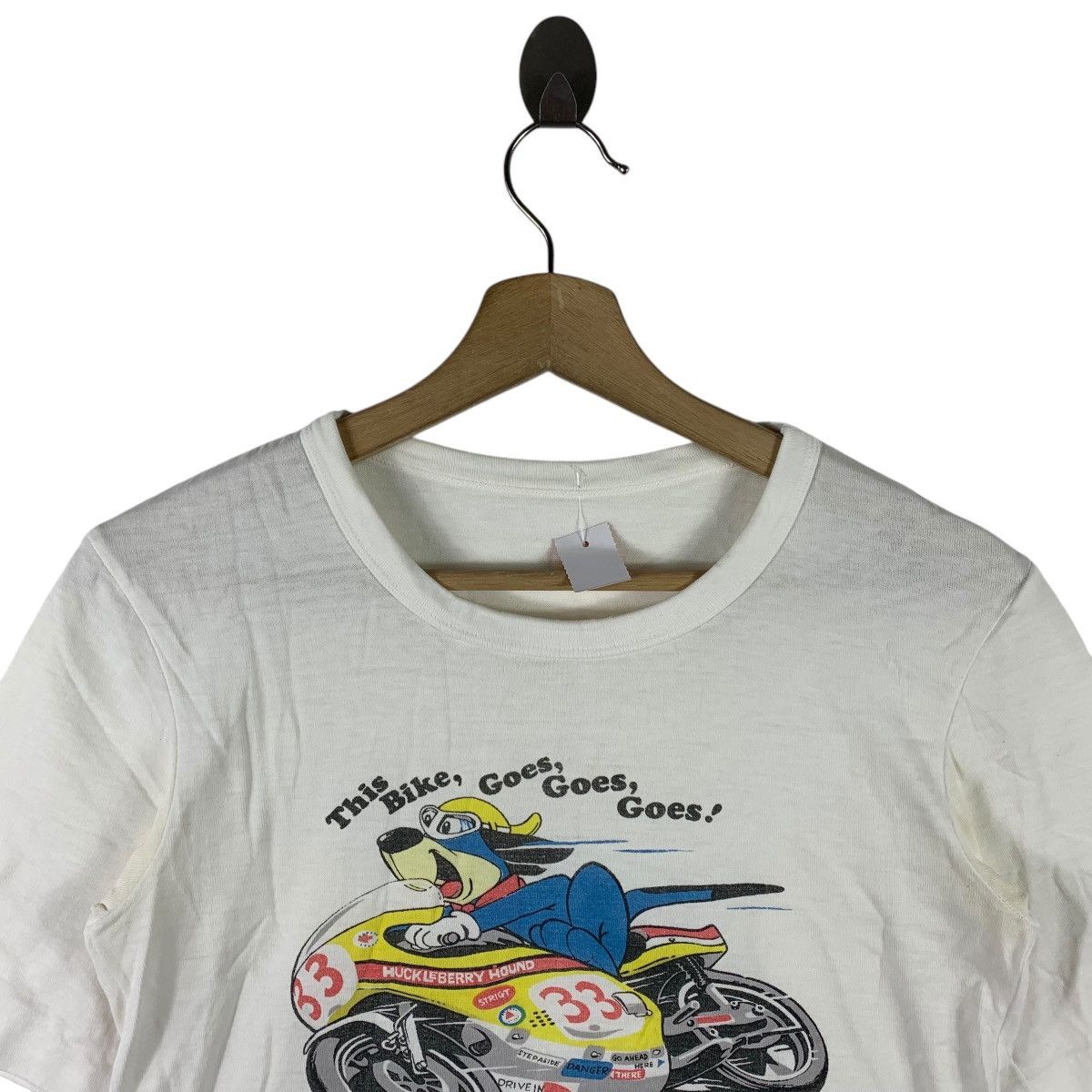 Cartoon Network × Vintage Vintage HANNA BARBERA motorcyle racing cartoon printed tee Size US S / EU 44-46 / 1 - 2 Thumbnail