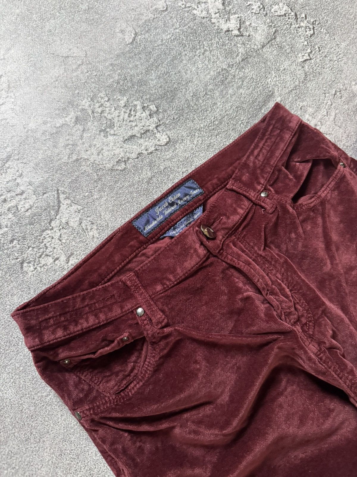 Jacob Cohen Jacob Cohen wmns kimberly velour velvet pants trousers chino Size 26" / US 2 / IT 38 - 10 Thumbnail