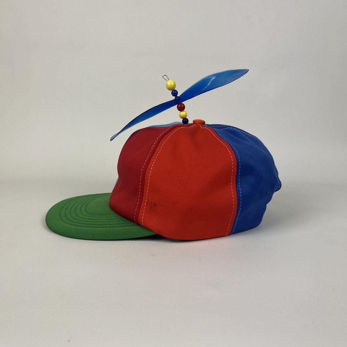 Vintage Vintage Google Propeller Helicopter Hat Cap Clown Spinner Size ONE SIZE - 3 Thumbnail
