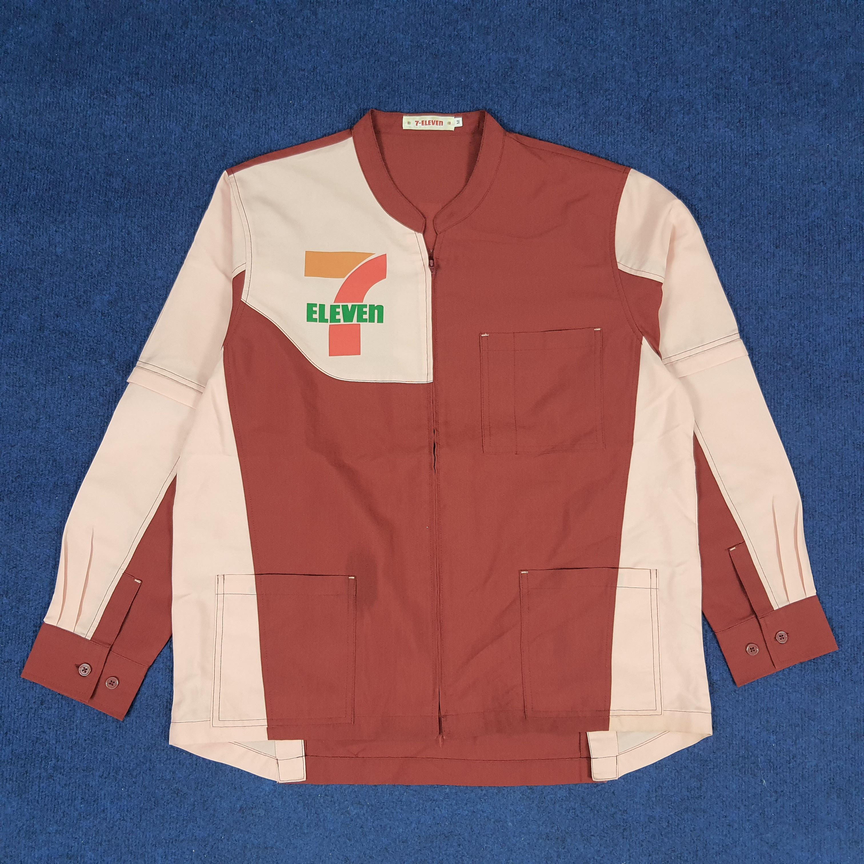 Japanese Brand × Vintage Vintage 7 Eleven Japan Edition Staff Uniform Work Jacket Size US M / EU 48-50 / 2 - 1 Thumbnail