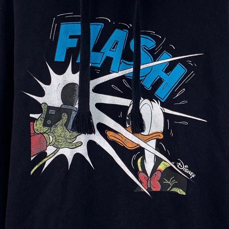 Gucci Gucci Black Donald Duck letter print cotton hooded drawstr Size US M / EU 48-50 / 2 - 4 Thumbnail