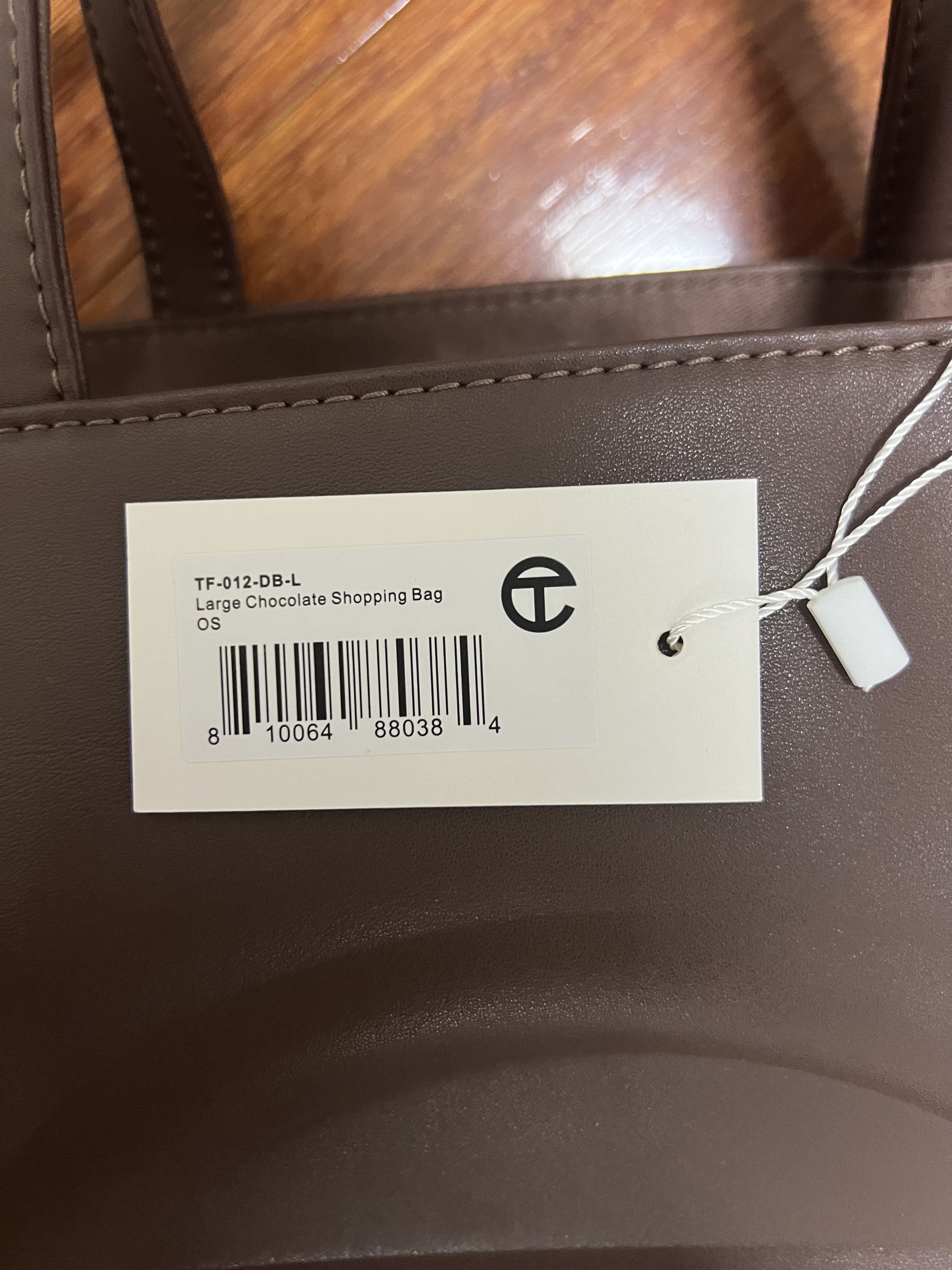 Telfar 💚 Telfar Large Chocolate Shopping Bag Tote NEW Size ONE SIZE - 6 Thumbnail