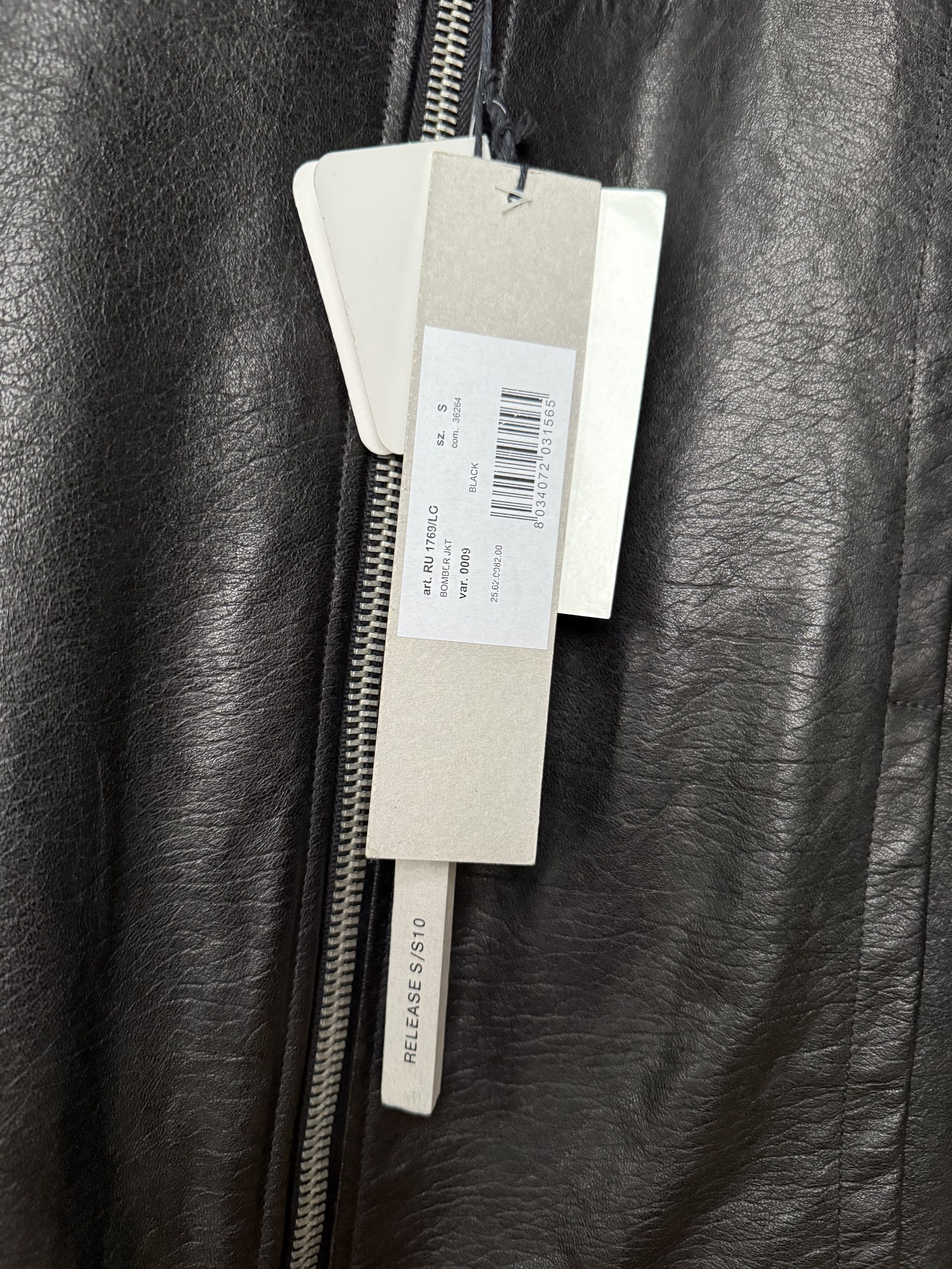 Rick Owens Rick Owens leather jacket,SIZE -S WORN TWO, THREE TIMES Size US S / EU 44-46 / 1 - 3 Thumbnail