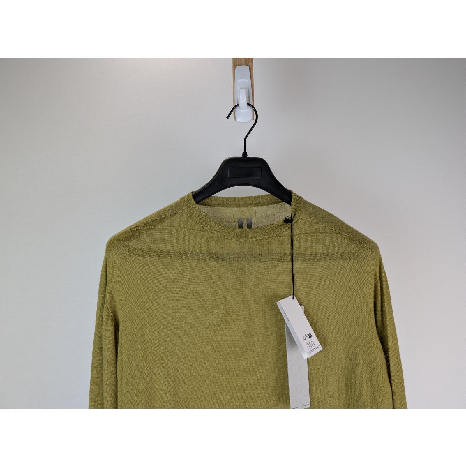 Rick Owens o1rshd1 Oversized Level Sweater in Acid Size US M / EU 48-50 / 2 - 3 Thumbnail