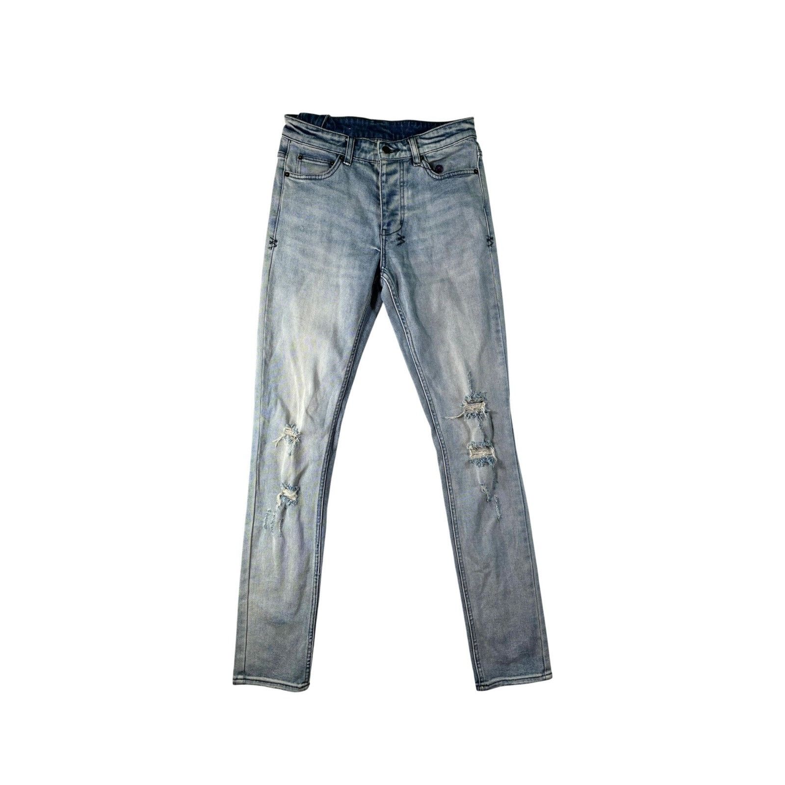 Ksubi Ksubi Plain Ripped Light Wash Jeans Size US 28 / EU 44 - 1 Thumbnail