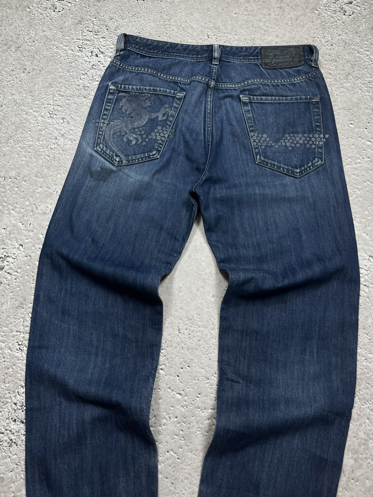 Diesel Diesel Mejo Dragon Jeans W31 Made in Romania Vintage Size US 31 - 3 Thumbnail