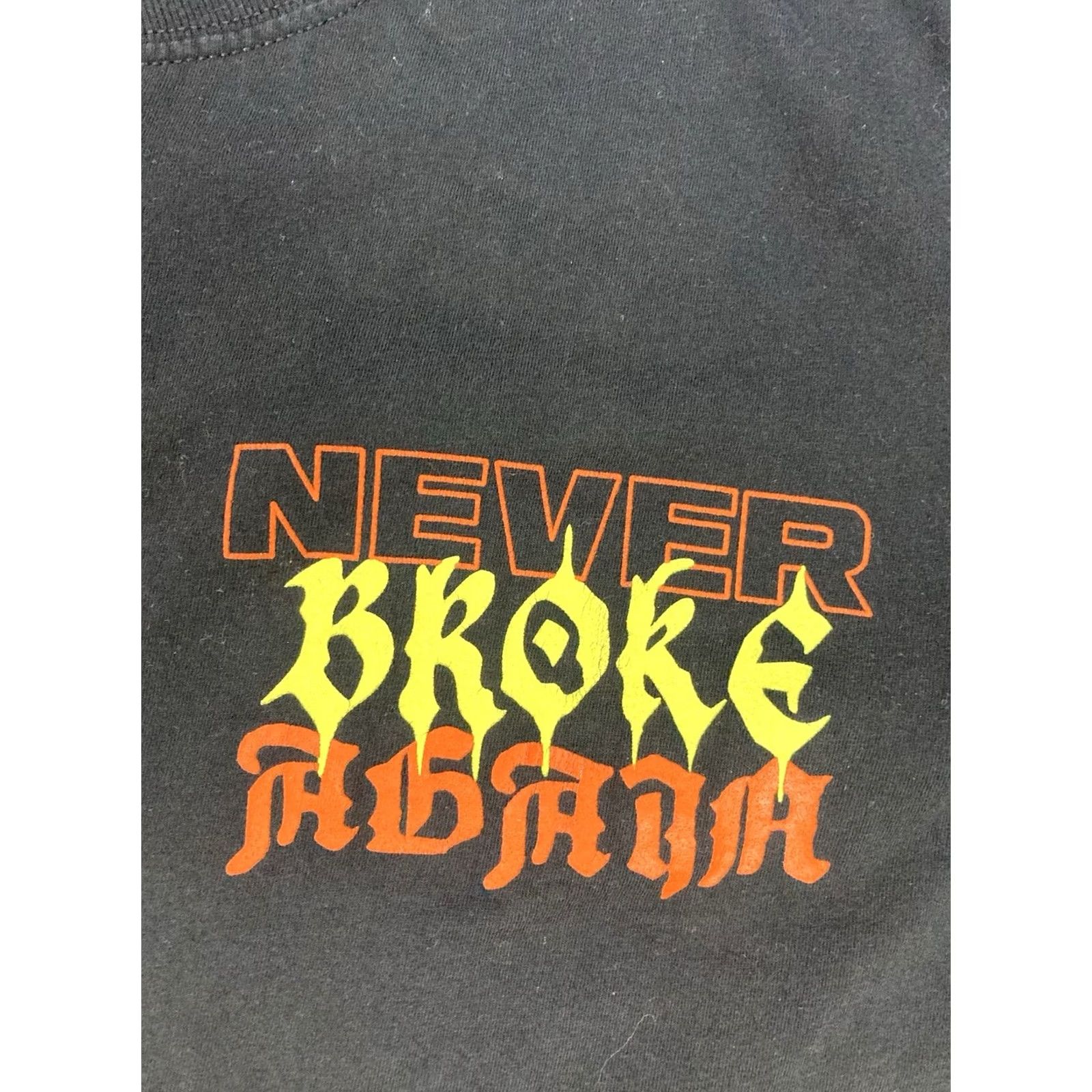 Vintage Never Broke Again Slime Mentality Graphic T-shirt Women Medium Black Music Hip Hop Shirt Size M / US 6-8 / IT 42-44 - 4 Thumbnail