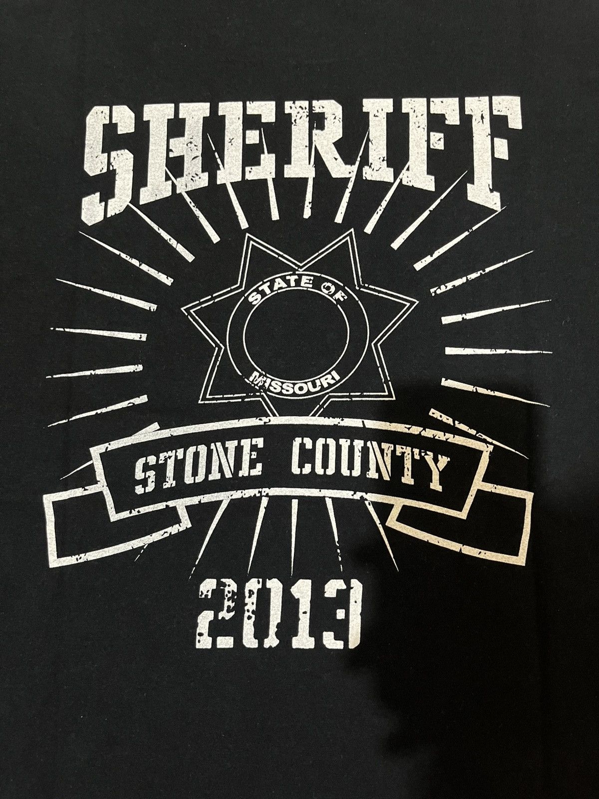 D.A.R.E 🔥Vintage Dare Sheriff Stone County Keepin It Real Tee Size US M / EU 48-50 / 2 - 7 Thumbnail