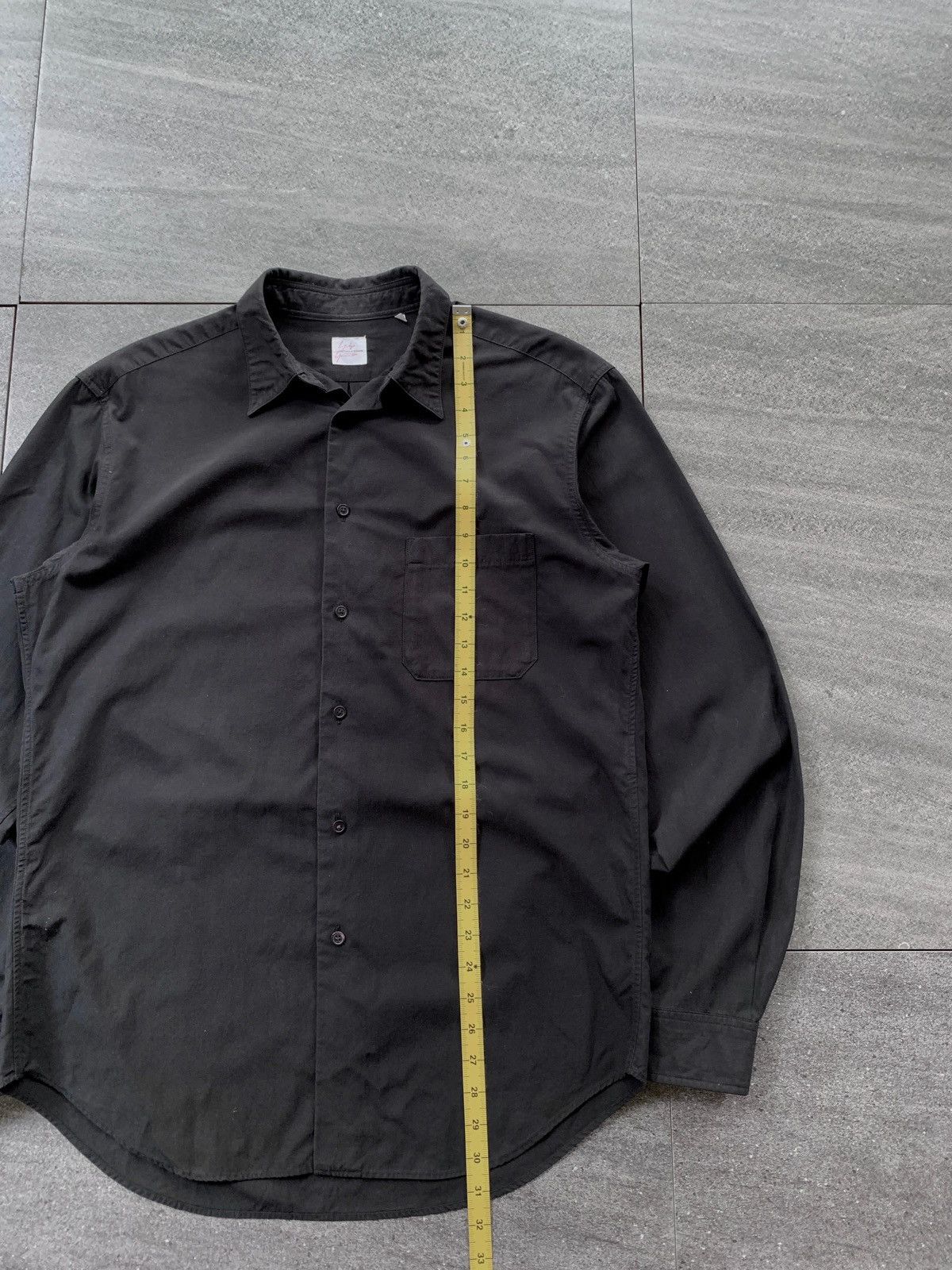 Yohji Yamamoto FREE TAX! Costume D'Homme Black Ls Shirt Size US M / EU 48-50 / 2 - 10 Thumbnail