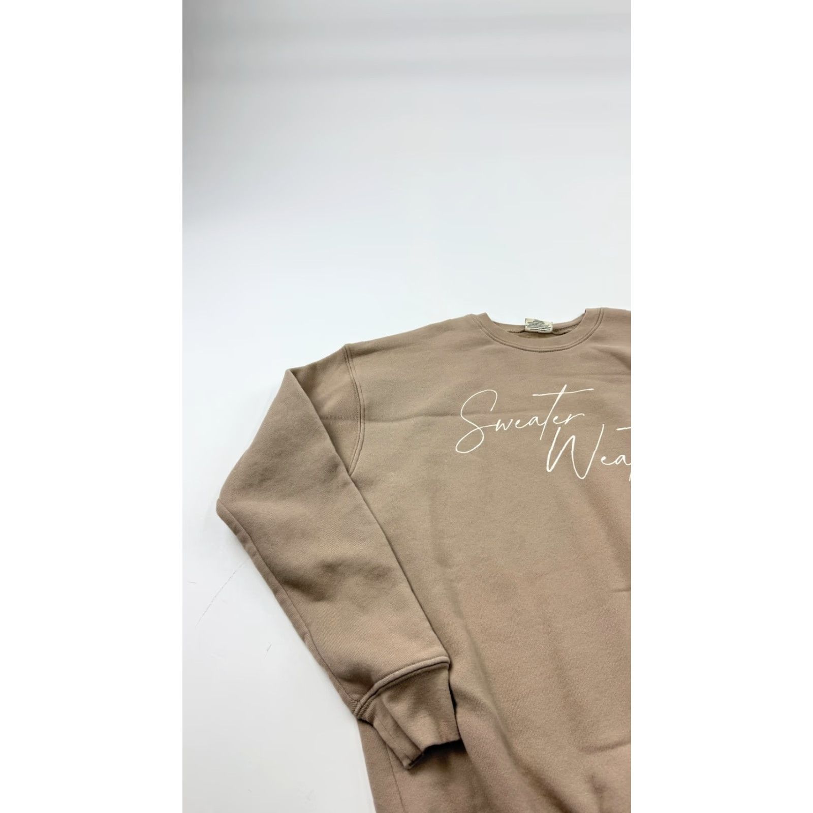 Vintage Oat Collective Sweatshirt Womens Small Brown Graphic Pullover Sweater Weather Size S / US 4 / IT 40 - 2 Thumbnail