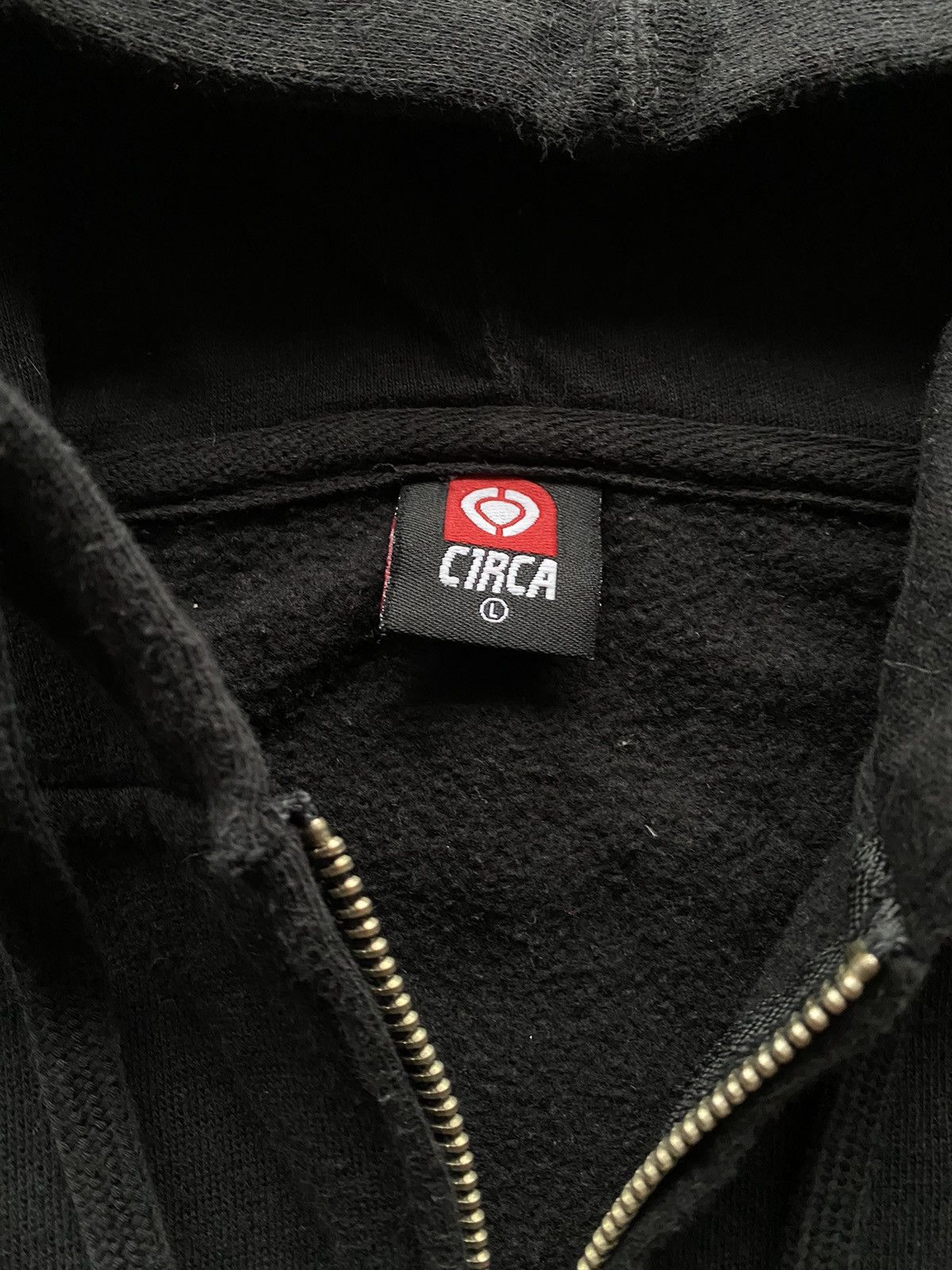 C1RCA × Vintage Vintage Y2K Circa Skull and Bones Hodie Full Zip 90s Size US L / EU 52-54 / 3 - 4 Thumbnail