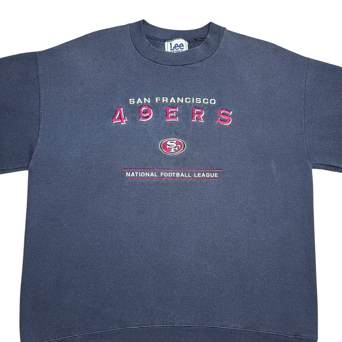 NFL 90s NFL San Francisco 49ers Lee Sport Embroidered Sweatshirt Size US L / EU 52-54 / 3 - 4 Thumbnail