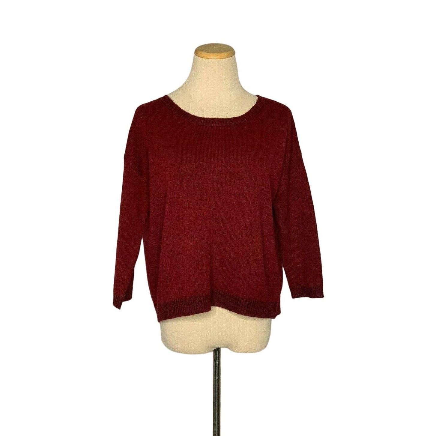 BB Dakota BB Dakota red split back oversized sweater size XS Size XS / US 0-2 / IT 36-38 - 12 Thumbnail