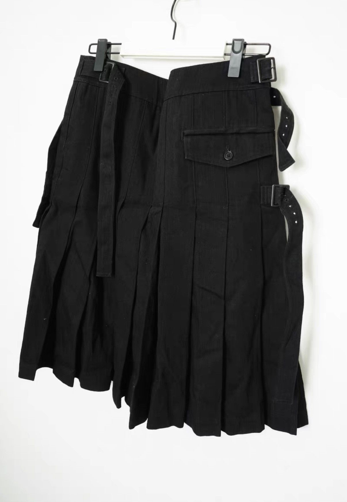Yohji Yamamoto Yohji Yamamoto Decorative Pleated Wide-Leg Pants / Skirt Size US 34 / EU 50 - 2 Thumbnail