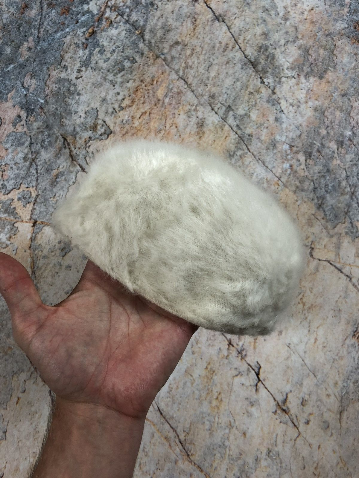 Kangol Kangol white angora hat cap Size ONE SIZE - 4 Thumbnail
