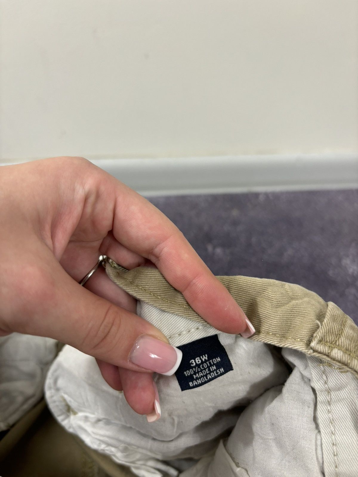 Nautica Vintage Nautica Y2K Beige Utility Hype Outdoor Cargo Shorts Size US 36 / EU 52 - 10 Thumbnail