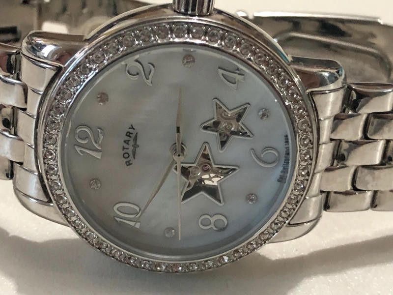 Designer Rotary wind ladies stainless steel watch Size ONE SIZE - 12 Thumbnail