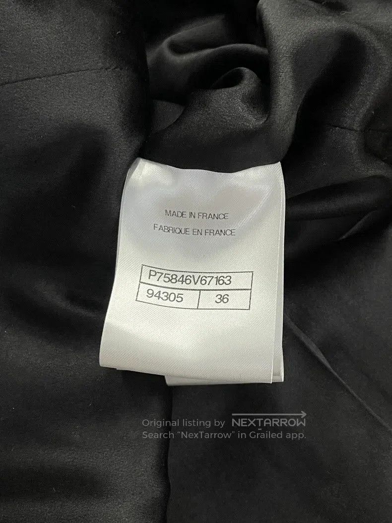 Chanel Chanel 23K black ruffled cashmere coat Size XS / US 0-2 / IT 36-38 - 6 Thumbnail