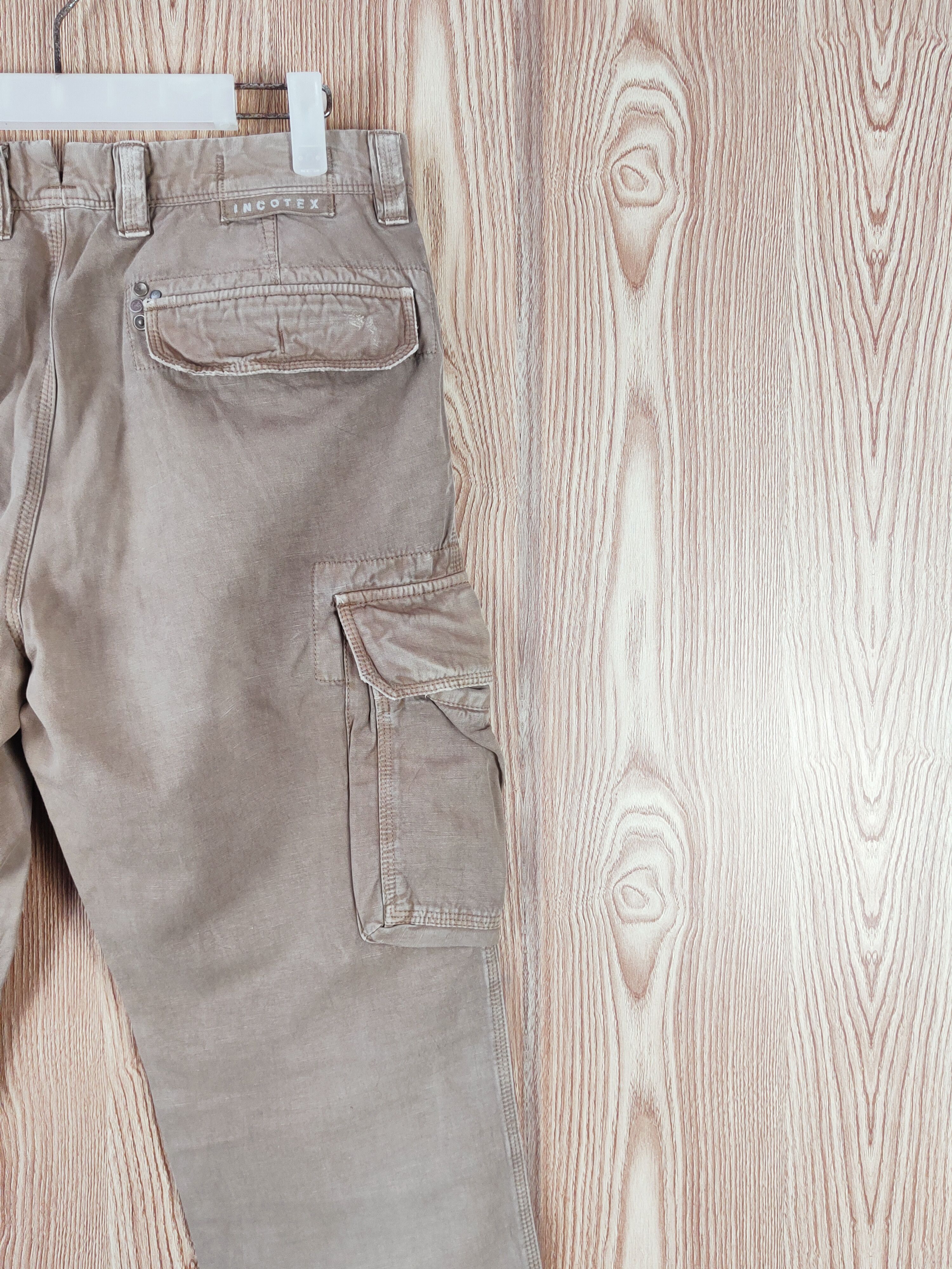 Incotex Incotex Brown Multipocket Tactical Cargo Pants #W641 Size US 31 - 11 Thumbnail