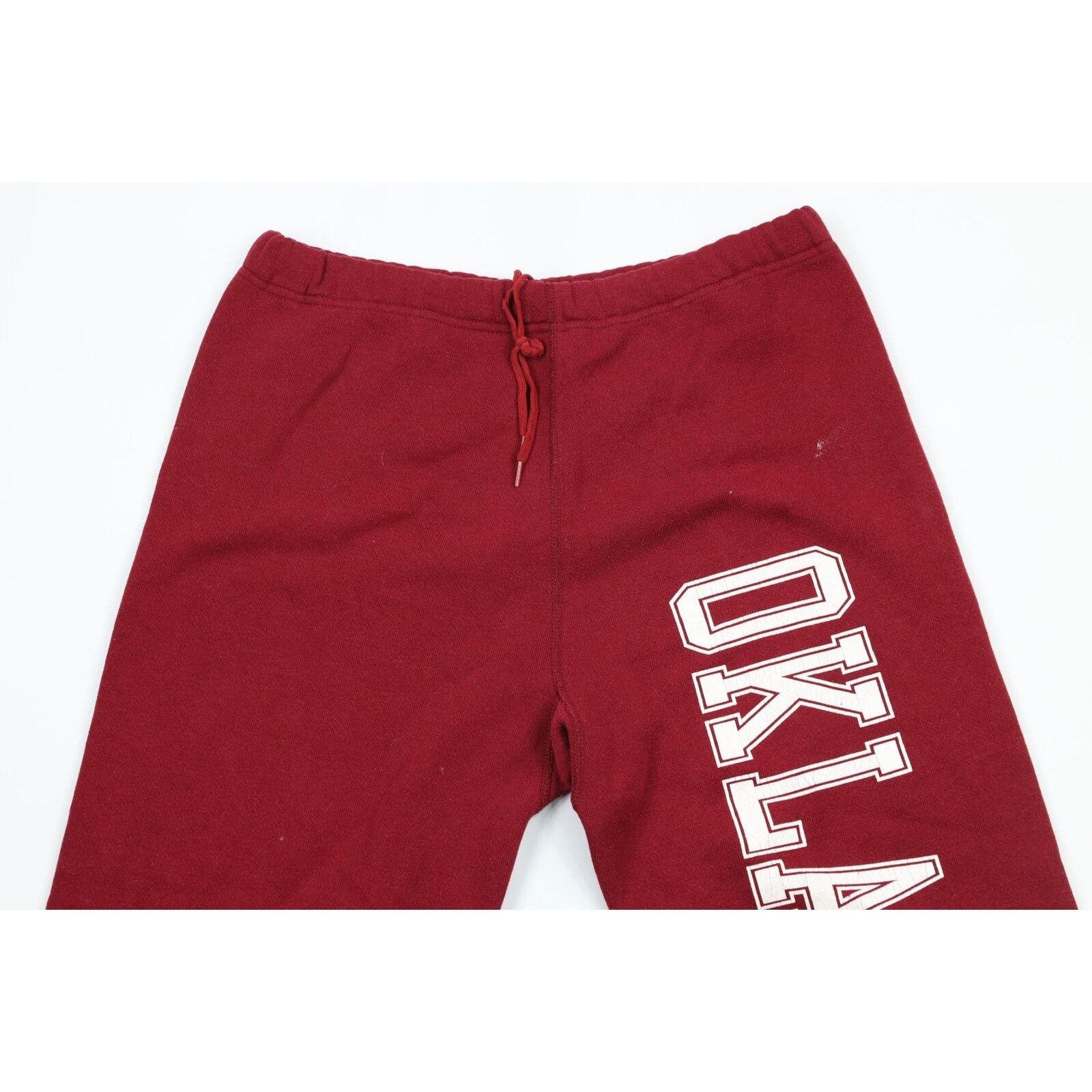Vintage Vintage 90s Faded Heavyweight University of Oklahoma Joggers Size US 34 / EU 50 - 2 Thumbnail