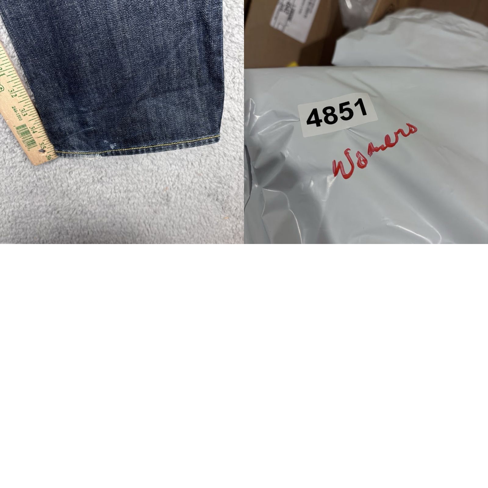 Denime VINTAGE Paper Denim & Cloth Jeans Womens 28 Slim Low Rise 5-Pocket Denim Blue 30x36 US Made Ladies Mens? Size 30" / US 8 / IT 44 - 9 Thumbnail