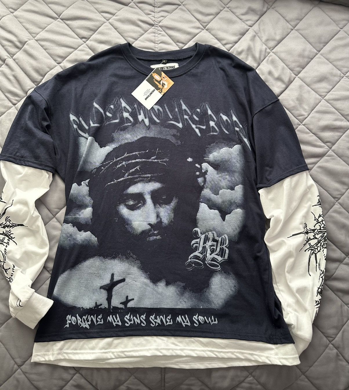 Other Jesus Longsleeve Shirt Size US L / EU 52-54 / 3 - 1 Thumbnail
